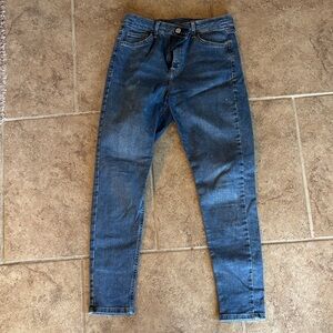 Topshop Dark Wash Skinny Jeans 30x32